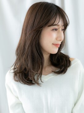 ドクターズ サロン ラブ(Dr's Salon LAB) ツヤ髪バレイヤージュのくせ毛風カールロングe古河20代30代40代