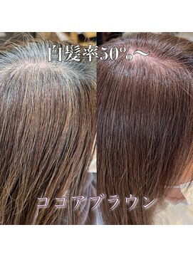 ブレンドバイハピネス(Blend by happiness) 白髪ぼかし×ココアブラウン