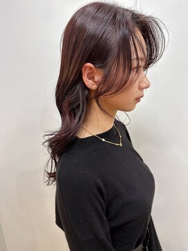 リジェール 金山店 おくれ毛/前髪/かきあげ/韓国/ラベンダーカラー