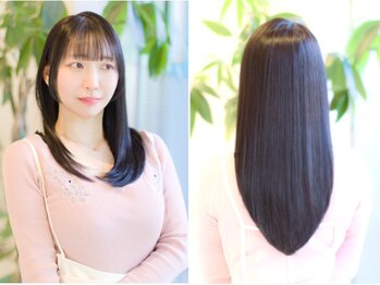 キュウ トゴシコウエン(CUE TOGOSHI-KOEN)の写真/ダメージレス×髪質改善で髪質に合わせてクセ・うねりを抑えてくれる♪朝のセットも簡単に♪