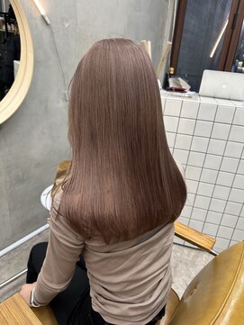 ソルトウォーター(SALT WATER) ピンクベージュ　ブリーチカラー