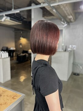 タグ(#tag) #ぷつんとBOB×カシスブラウン