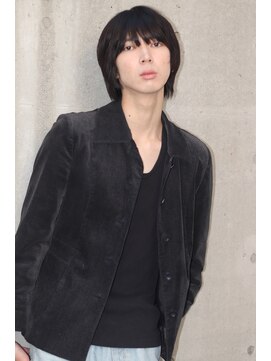 ブークル(boucle) メンズウルフ　ストレート　ボブウルフ