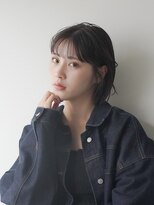 ワン 大船(ONE003)&nbsp;オリーブベージュ/ウェットヘア /レイヤーカット /大船