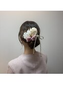 成人式前撮りヘアセット　　（漆崎　真友）