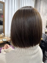 トゥーミー(to mee)&nbsp;【髪質改善】ツヤ感抜群！ワンレンボブ×アフィアトリートメント