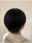 上品シルエットで魅せる大人ショート　ボブ/艶髪