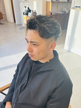 ブランチオム 宇佐店(branch homme) 【ハイライト】極道パーマ【メンズパーマ】