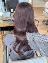 テトラ バイ ネオリーブ 横浜西口店(tetra by neolive)&nbsp;ピンクラベンダー 暖色 ツヤ髪 ロングレイヤー　Wカラー 横浜★
