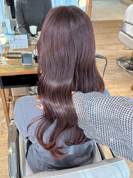 テトラ バイ ネオリーブ 横浜西口店(tetra by neolive) ピンクラベンダー 暖色 ツヤ髪 ロングレイヤー　Wカラー 横浜★