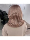 #ミルクティーベージュ#ハイトーン#ブリーチボブ
