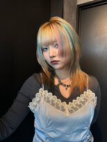 ヌル 表参道本店(Null)&nbsp;スラッシュカラ/デザインカラー/ブリーチカラー/表参道/原宿