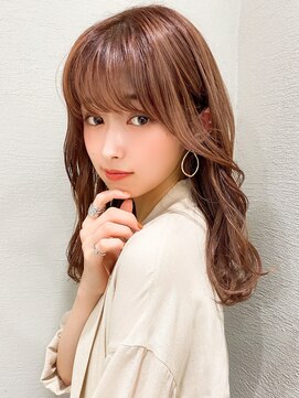 アフロートフクオカ(AFLOAT FUKUOKA) 【AFLOAT福岡】小顔前髪ありひし形レイヤーカット