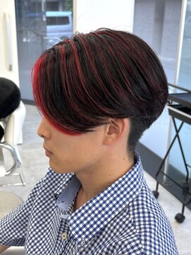 ウィル バイ ブラウン(Vir by Brown) レッド×ブラックで存在感のあるハイライトカラー◎