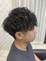 クオリス 上福岡店(QUALIS)&nbsp;秋色◎大人メンズセンターパートショートスパイラル