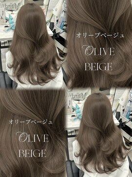 アマトウキョウスマートサロン(AMA TOKYO×Smart Salon) 透明感カラー　オリーブベージュ