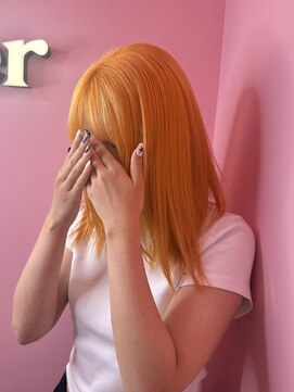 ダズリングディア(Dazzling Deer) オレンジ/ミディアム/ペールオレンジ/ふんわりミディアム