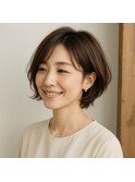 大人可愛いショートレイヤーボブ 20代 30代 40代 50代 60代