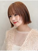 韓国ボブ/切りっぱなしボブ/レイヤーボブ/外ハネボブ/くびれボブ