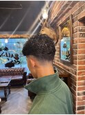7：3フェードパーマ