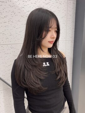 ビーヒアナウ N゜03 金沢駅西店(BE HERE NOW) 【韓国ヘア/レイヤーカット/顔まわりカット】
