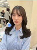 心斎橋/着物ヘア/大人ガーリー/ダークアッシュ/似合わせカット