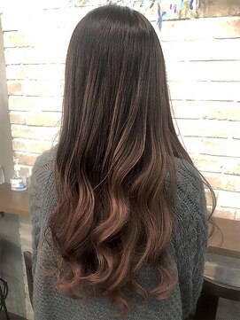 クレア(CLAIRE by GRAPEVINE) スモーキーピンク★グラデーションカラー