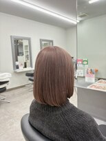 ガルボヘアー 桟橋店(garbo hair) ピンクベージュ高知美容院ハイトーン