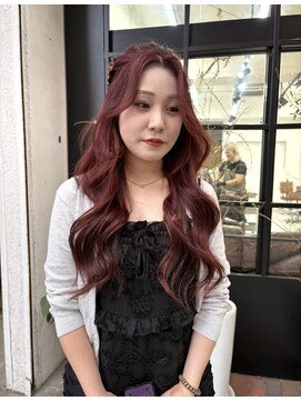 ブレス(bless) レイヤー/ボルドーカラー