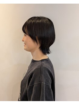 トゥモロウヘアー(Tomorrow Hair)の写真/ウルトラファインバブルで「瞬間髪質改善」♪繊細なカット技術で美しいラインのショートSTYLEを…＊