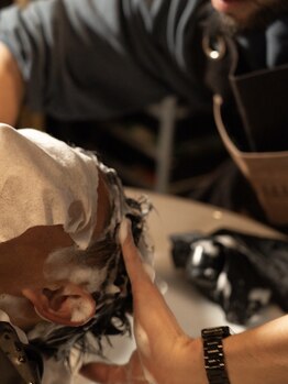 ザ ブライト バーバー(The BRIGHT BARBER)の写真/【荒町/五橋駅徒歩5分】”ジオ”シリーズ新作スパが魅力★完全個室のスパブースで極上な癒しと健康な頭皮へ