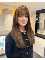 ナンブ セントラル(nambu-CENTRAL)&nbsp;ベージュカラー×レイヤーカット