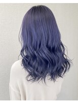 リシャルム 新保店(Re charme)&nbsp;【高発色カラー】ブルーパープルロング【上重晴輝】