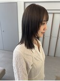 着物ヘア/大人ガーリー/ダークアッシュ/似合わせカット/栄矢場