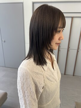 ローレンアオ(LOREN AO) 着物ヘア/大人ガーリー/ダークアッシュ/似合わせカット/栄矢場