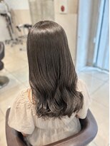 ロハスバイケンジ(LOHAS by KENJE) 透明感グレージュ×コテ巻き風パーマで大人可愛いロングヘア♪