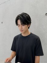 アッシュ 国立店(Ash)&nbsp;センターパート×フェザーパーマ　国立