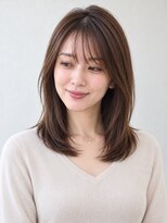 ラピッシュ 常盤平店(Lapish)&nbsp;ミディアムレイヤー＋艶ブラウン