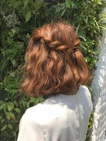 アンク クロス 関内店&nbsp;ハーフアップスタイル【mifuyu】