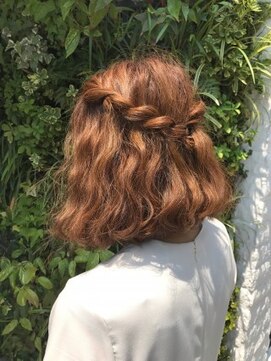 アンク クロス 関内店 ハーフアップスタイル【mifuyu】