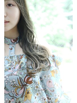 ヘア アンドメイク キヨシ(Hair and Make kiyoshi) kiyoshi/フェミニン　＊シースルーバング×オリーブアッシュ＊