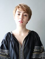 ザビー(THE B)&nbsp;本八幡×ケアブリーチ×ブロンド×ショートボブ