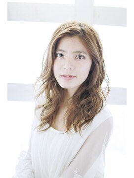 プリズム ヘアーデザイン 北坂戸店 ゆるふわ透けミックスカール