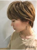 【OLu】小顔 大人かわいい ミニウルフ ☆