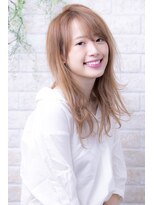 ヘアーアートシフォン 川口東口店(hair art chiffon)&nbsp;オリーブグレー/大人ガーリー/フェミニン小顔ロング