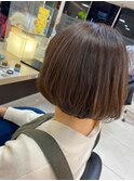 白髪染めでも明るいヌーディベージュ