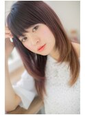☆3Dレイヤー×マロンベージュ×ナチュラルストレートヘア☆