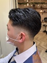 【MITSU】スキンフェード×アップバング
