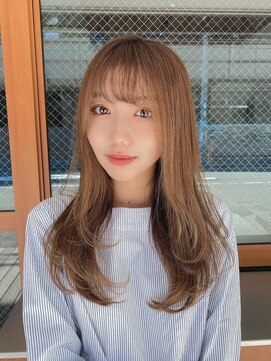 ルービック 梅田茶屋町(Rubik) ミルクティーベージュ/メルティーカラー/ストレート