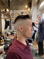 カムレイドフォーライフ(COMRADE 4 LIFE)&nbsp;フェザーアップ　スキンフェード　担当松尾